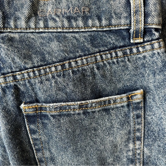 Carmar Acid Wash Button Fly Straight Leg Sz 27 Jeans EUC - Picture 6 of 6
